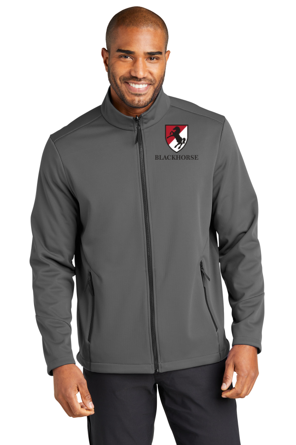 Collective Tech Soft Shell Jacket with Blackhorse Unit Crest Embroidery
