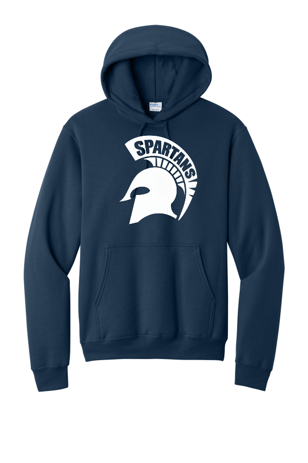 10 Port & Co Core Fleece Pullover Hooded Sweatshirt