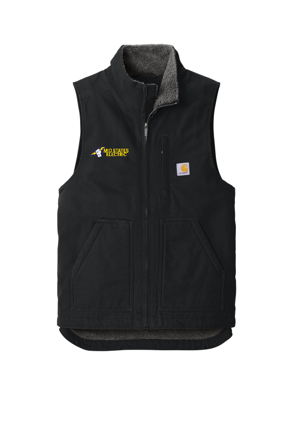 Sherpa-Lined Mock Neck Vest CT104277