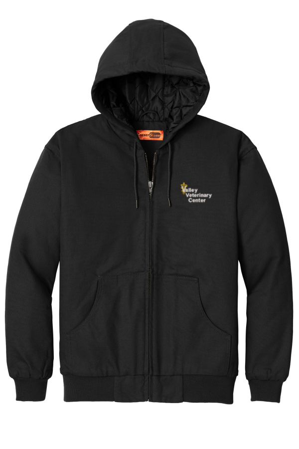 Duck Cloth Hooded Work Jacket