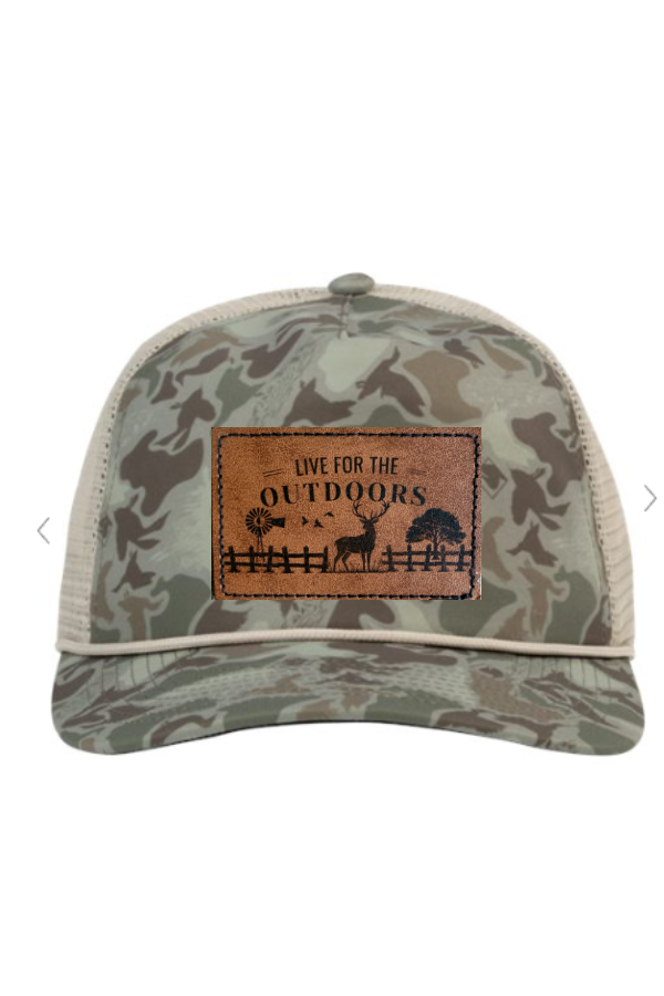 Dri Duck Camo Cap Mesh Back