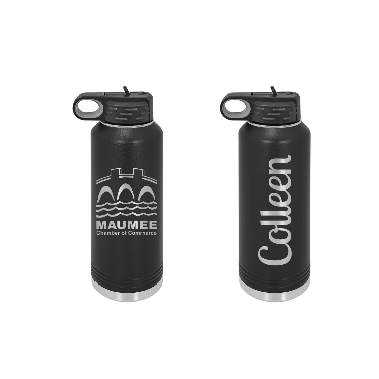 Maumee Chamber Powder Coated Water Bottle