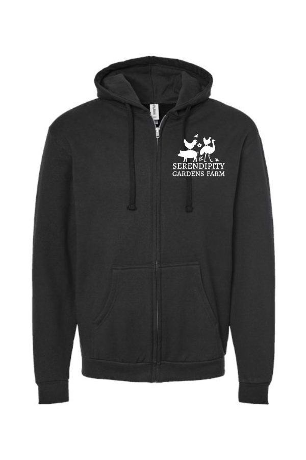 Serendipity Gardens Farm Zip-up Hoodie
