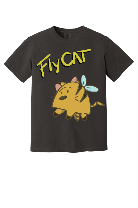 Fly Cat Tee - Adult