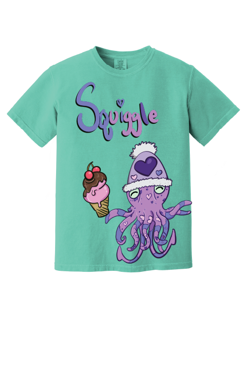 Squiggle the Squid Tee - Youth