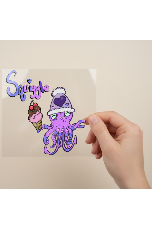 UV DTF Sticker - Squiggle