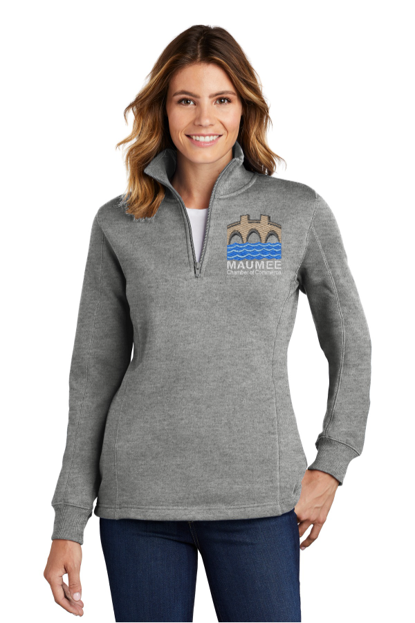 Maumee Chamber Ladies 1/4-Zip Sweatshirt