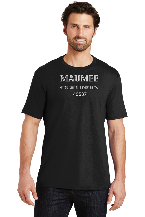 Maumee Chamber Coordinates Tee - White Text