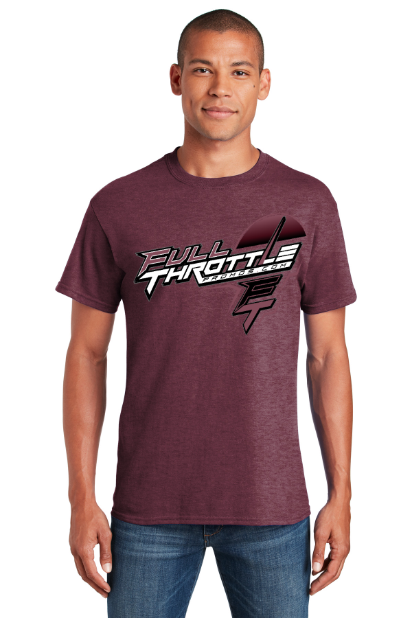 Logo T Heather Maroon