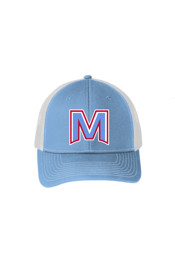 Embroidered Pacific Trucker Snapback Cap