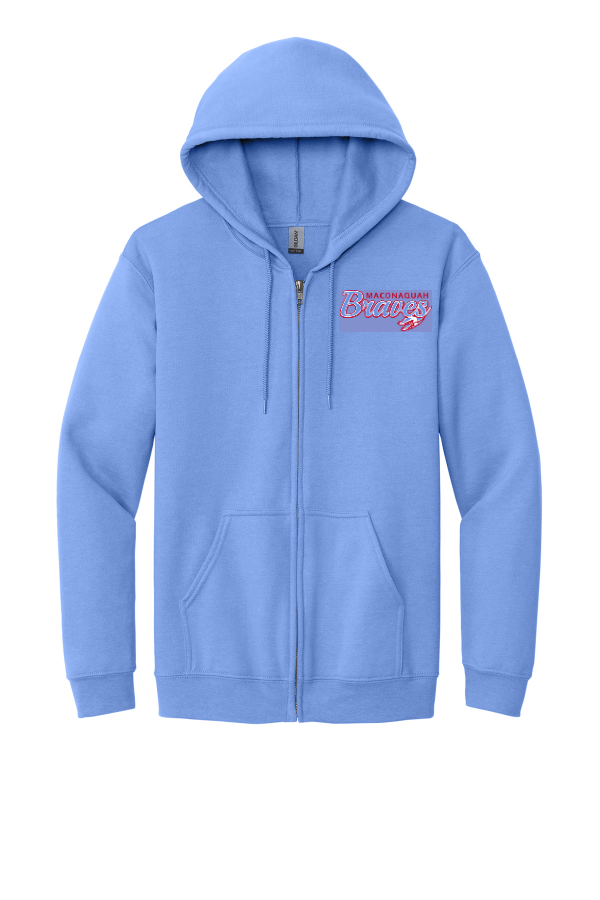 Embroidered Heavy Blend Full-Zip Hooded Sweatshirt