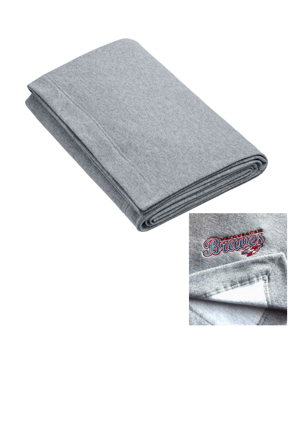 Embroidered Gildan Heavy Blend Fleece Blanket