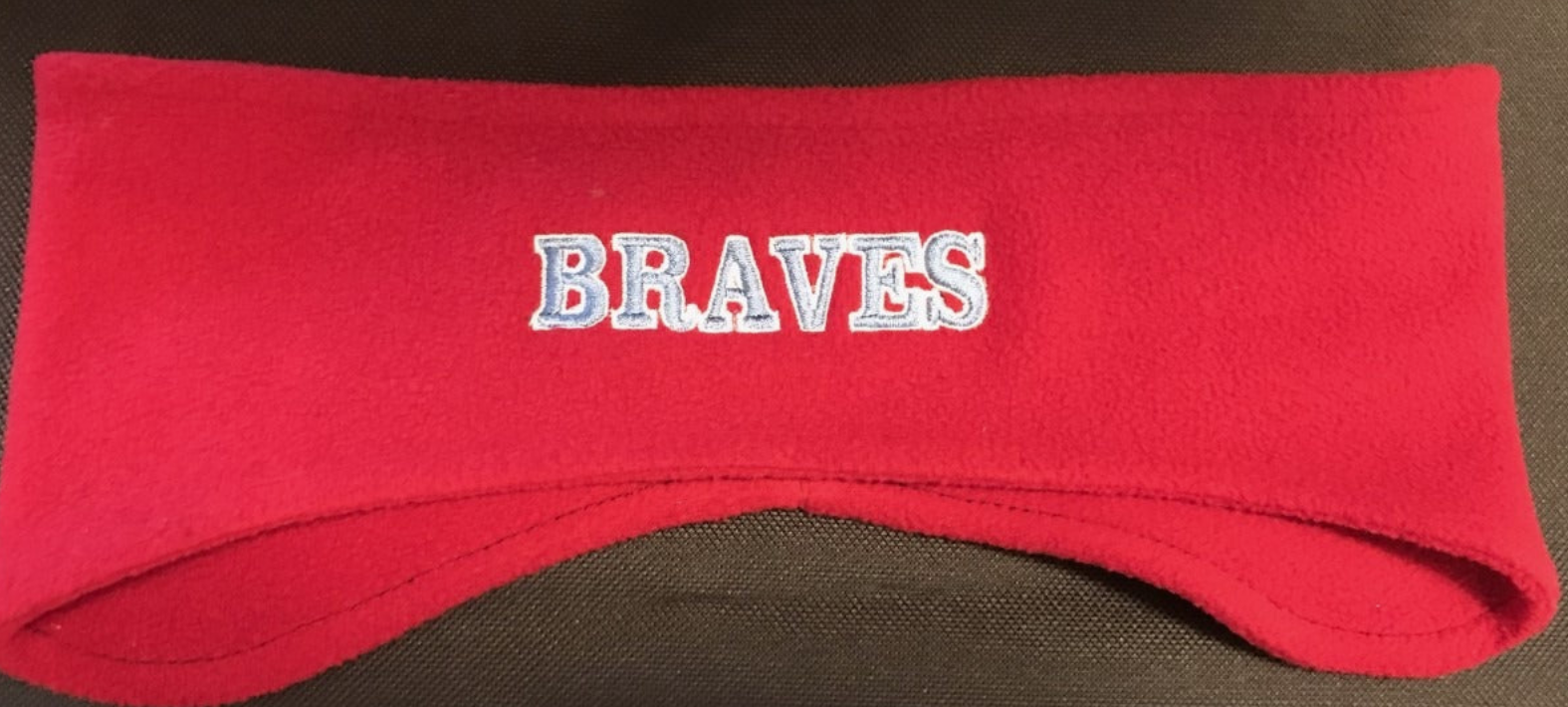 Embroidered Fleece Headband