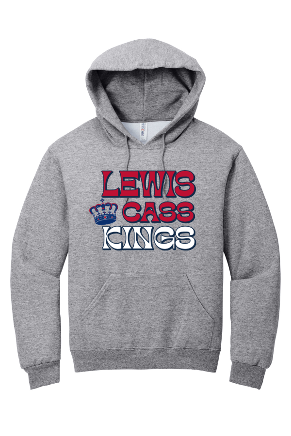 Grey Lewis Cass Hooded Sweatshirt