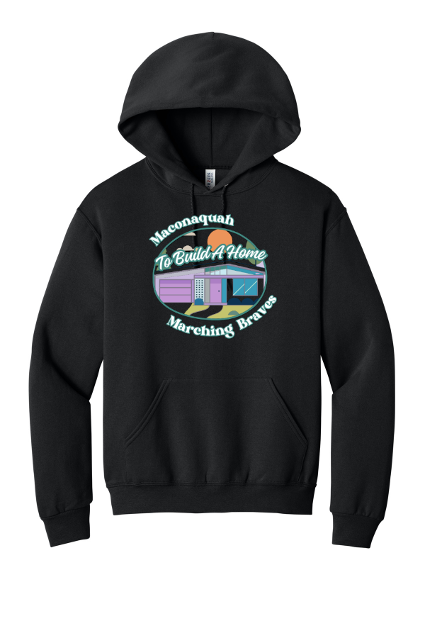 2026 MHS Marching Braves Hooded Sweatshirt
