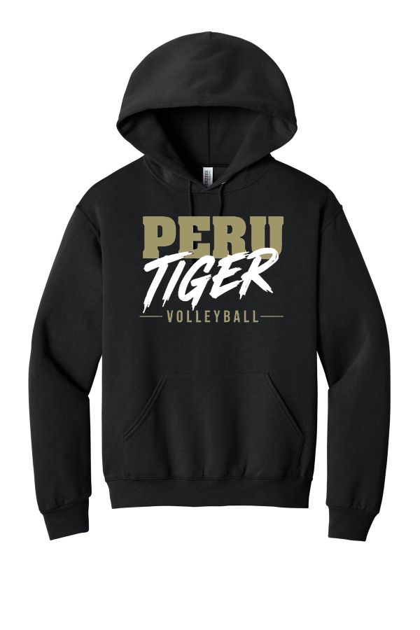 2026 Peru VB Hooded Sweatshirt- BLACK