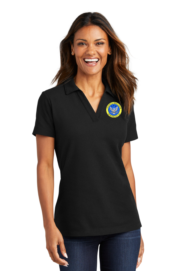 Womens C-FREE Cotton Blend Pique Polo LK867