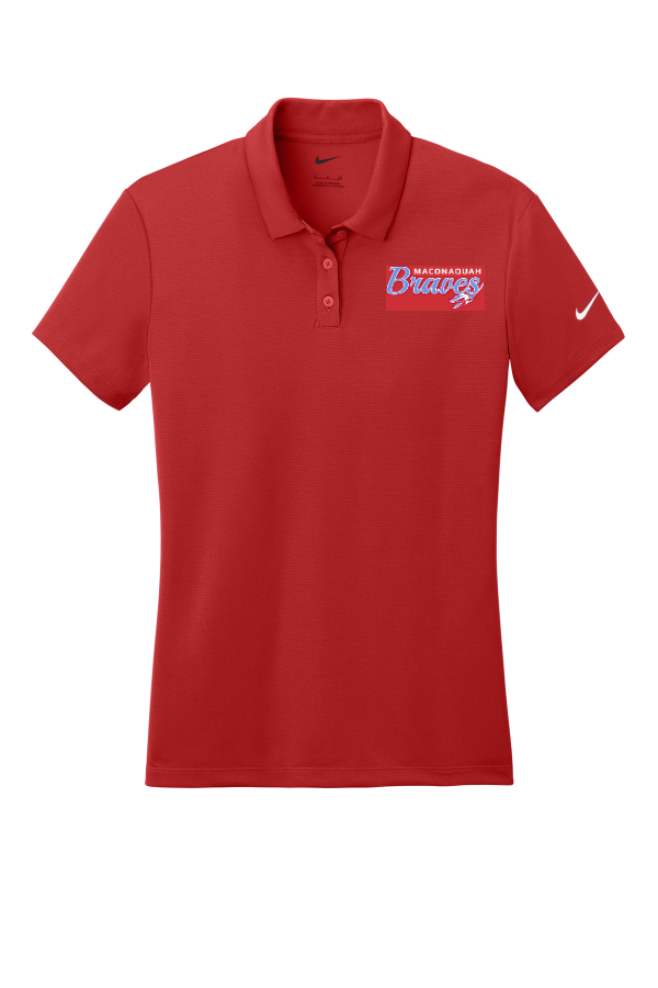 Embroidered Women's Dry Essential Solid Polo NKBV6043