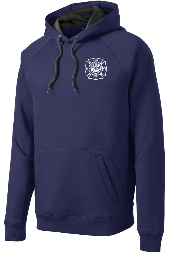 Embroidered Peru FD Performance Hooded Sweatshirt- EMBROIDERED