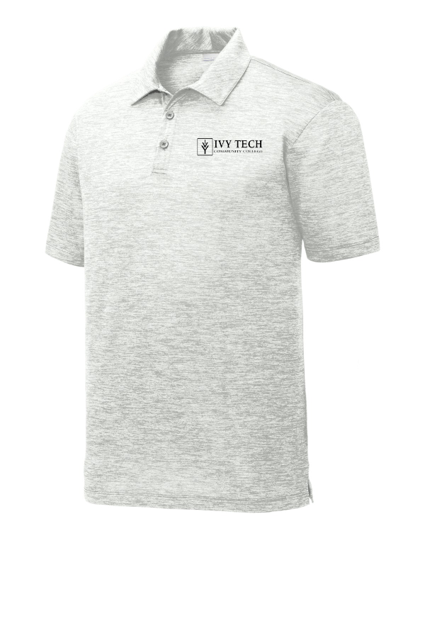 Embroidered PosiCharge Electric Heather Polo