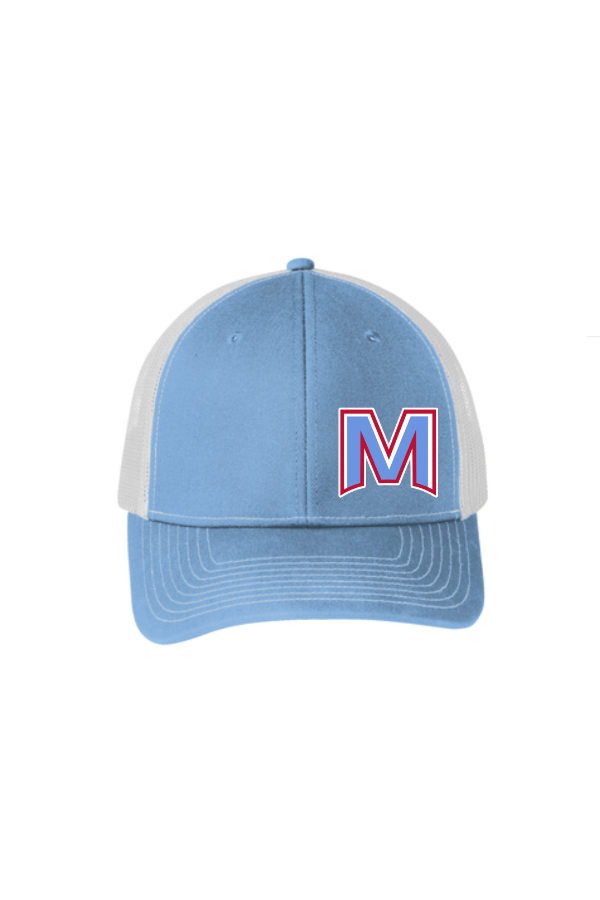 Embroidered Port Authority Snapback Trucker Cap