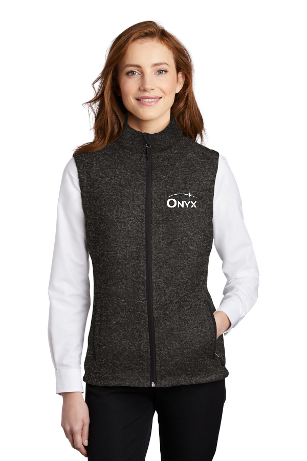 Women s Sweater Fleece Vest L236