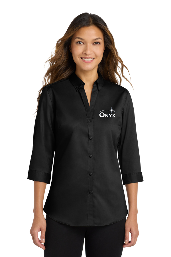 Women's 3/4-Sleeve SuperPro Twill Shirt