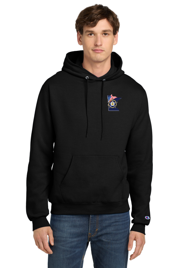 MN FOP Hoodie with MN Fallen Heroes Logo on Back