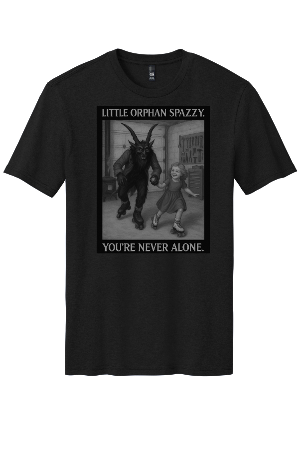 Little Orphan Spazzy Garage Rollerskating HH Perfect Blend CVC Tee