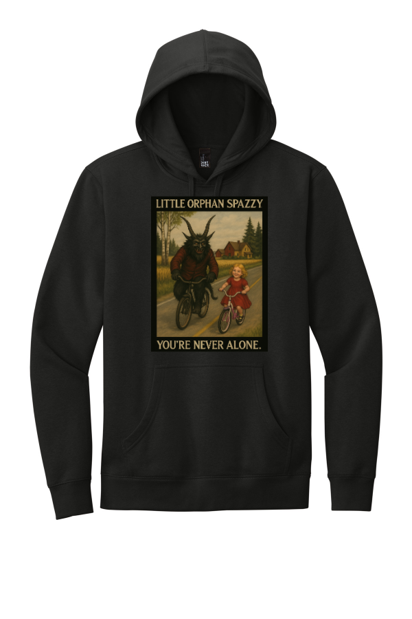 Little Orphan Spazzy Rural Bike Riding HH VIT Fleece Hoodie