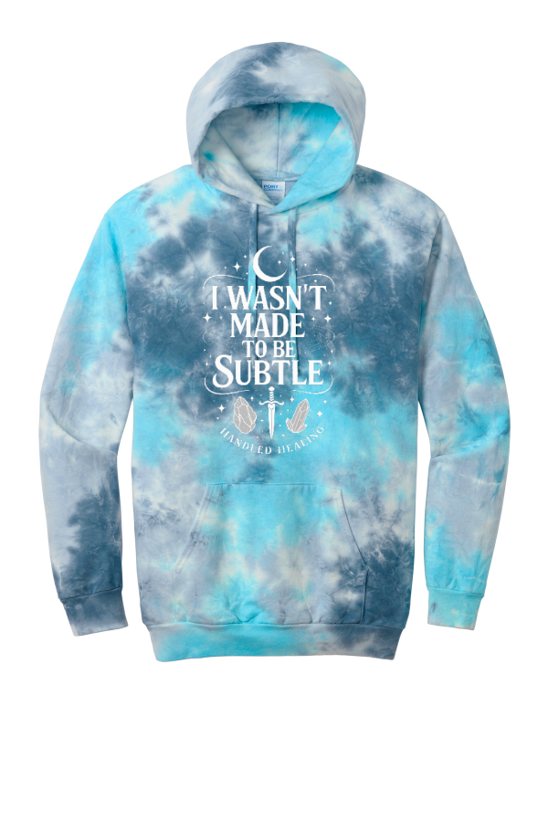 Not Subtle HH Crystal Tie-Dye Pullover Hoodie