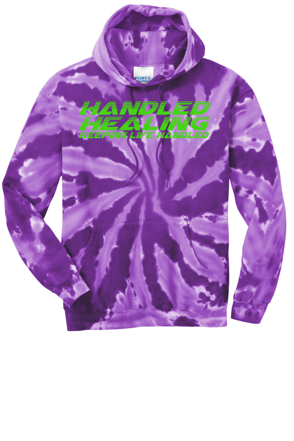 Keeping Life Handled HH Tie-Dye Pullover Hooded Sweatshirt