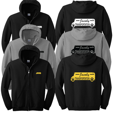 Full Zip Hooded Sweatshirt
