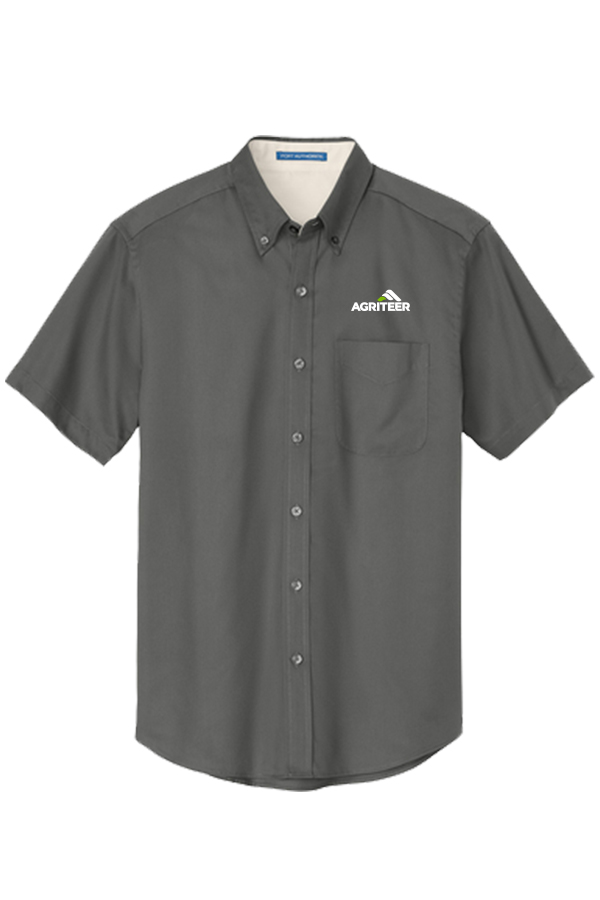 Short Sleeve Button Down Easy Care Shirt (TALL)