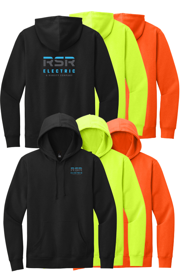 Men's Hooded Sweatshirt with Back Logo