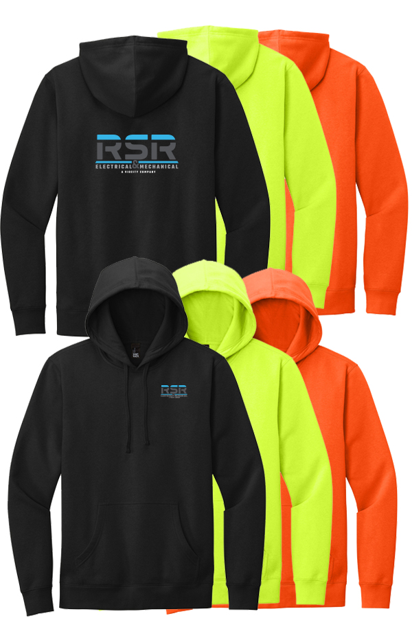 Men's Hooded Sweatshirt with Back Logo
