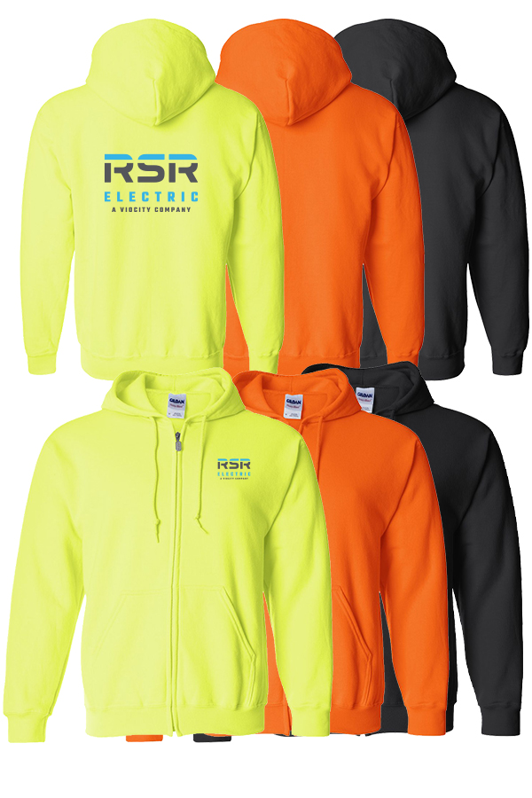 Men's Zip Hooded Sweatshirt