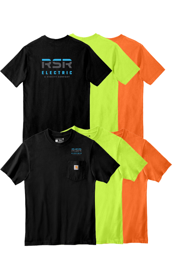 Carhartt Pocket T-Shirt with Full Back Print