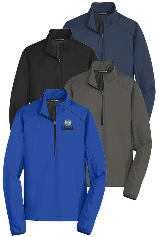 Men's 1/2 Zip Soft Shell