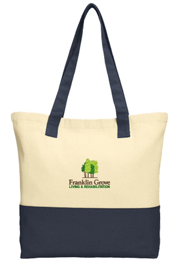 Port Authority Colorblock Cotton Tote