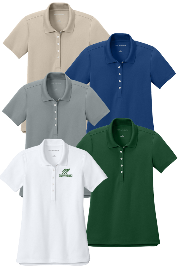 Port Authority Women's Dry Zone Stain Release Grid Polo