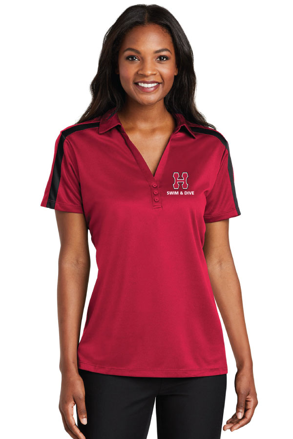 Ladies Cut Polo with Embroidered Logo