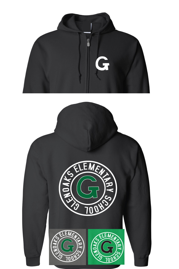 Zip Hooded Sweatshirt Design 2
