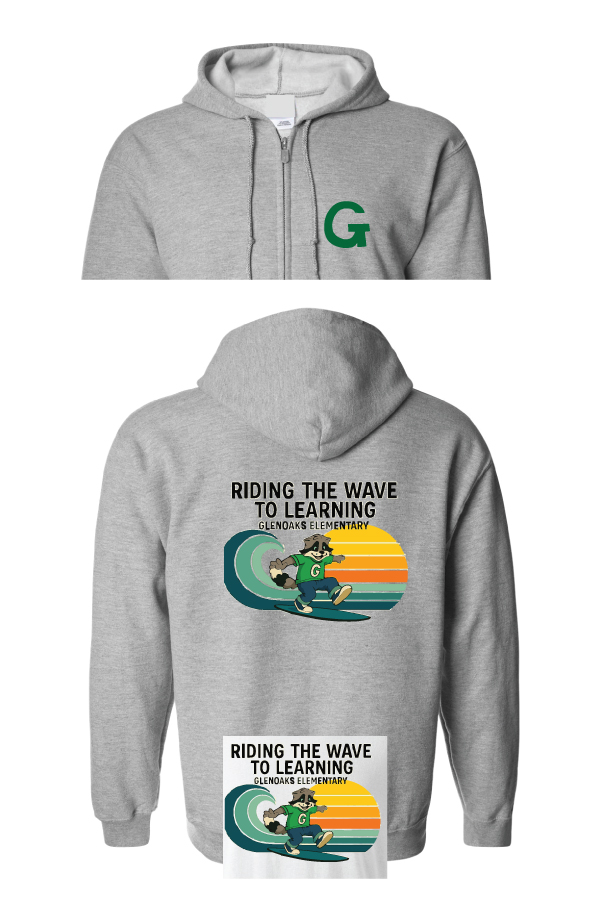 Zip Hooded Sweatshirt Design 3