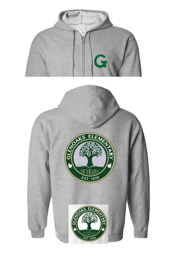Zip Hooded Sweatshirt Design 4