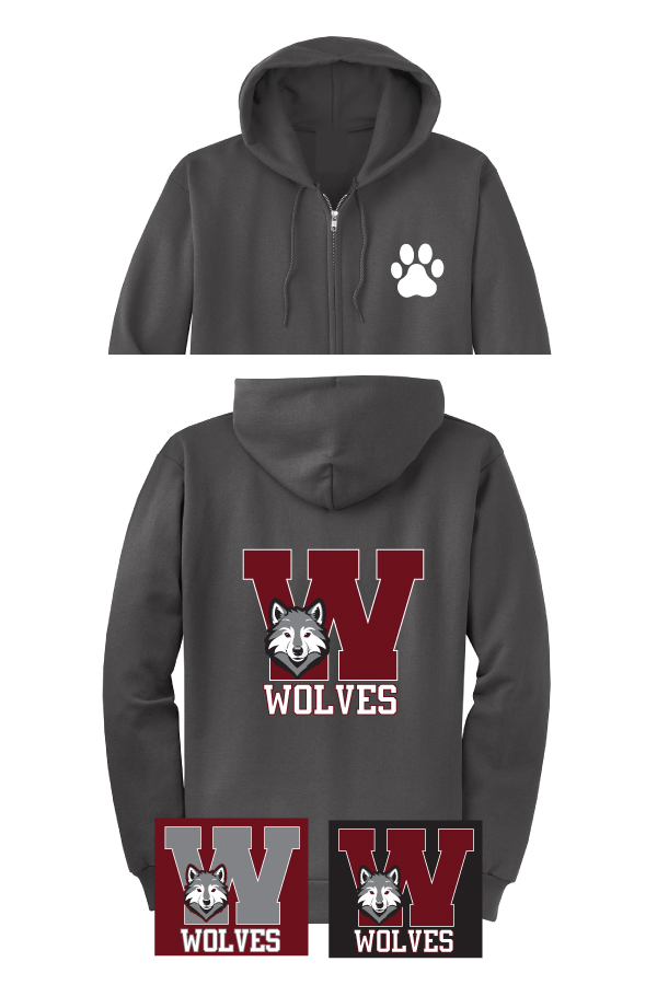 Unisex Zip Hoodie - Design 2