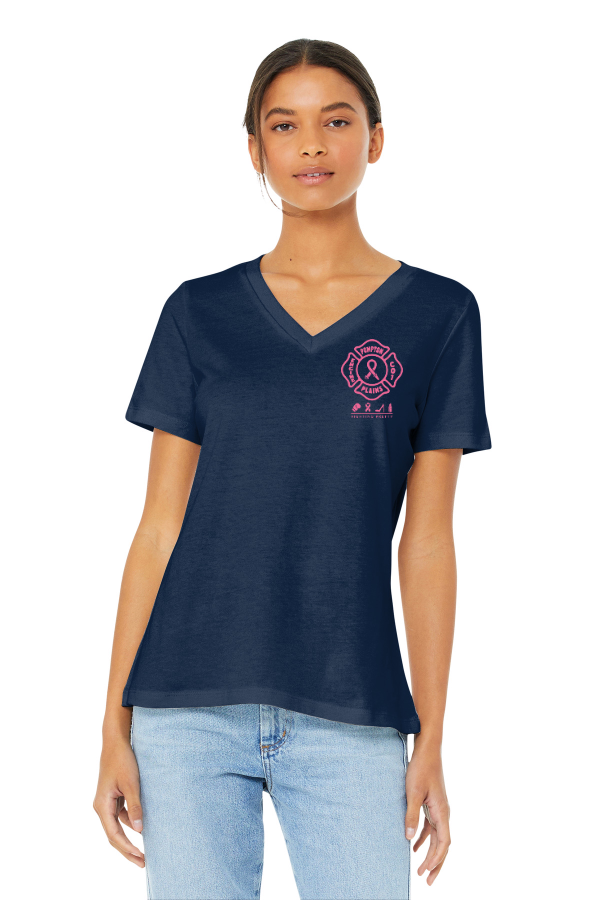 Women s Relaxed Jersey Short Sleeve V-Neck Tee