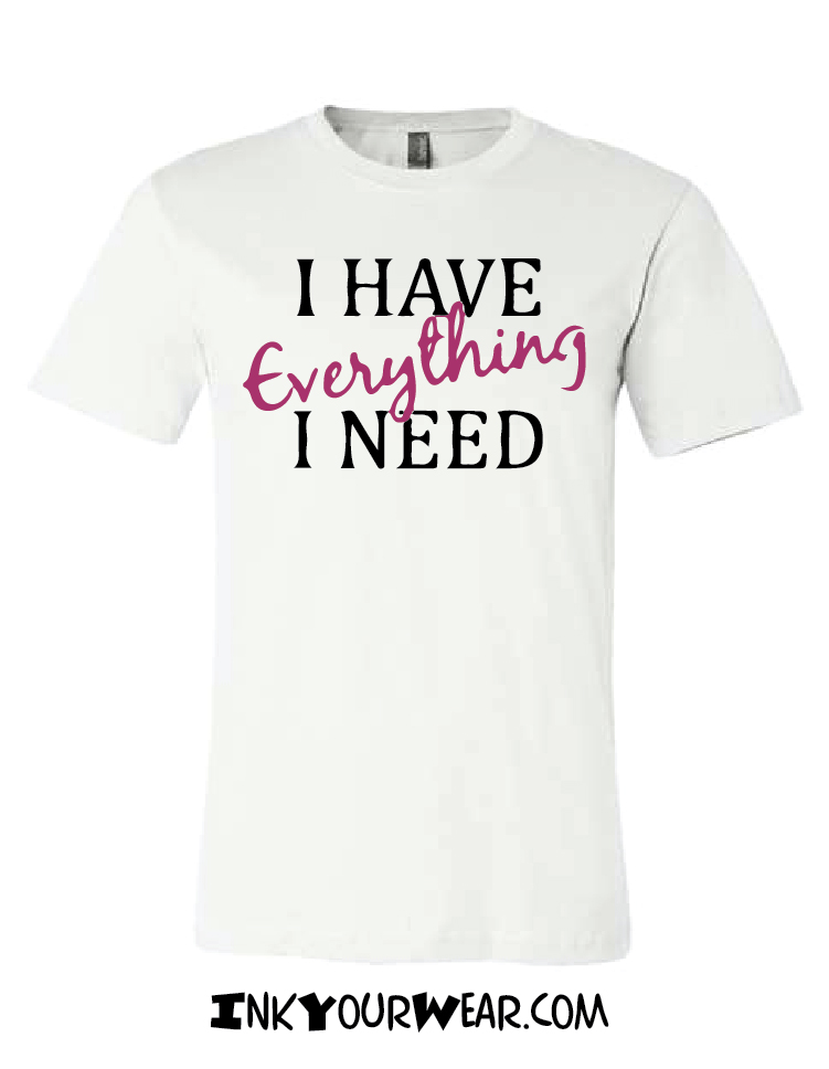 1.3 I have Everything  I need