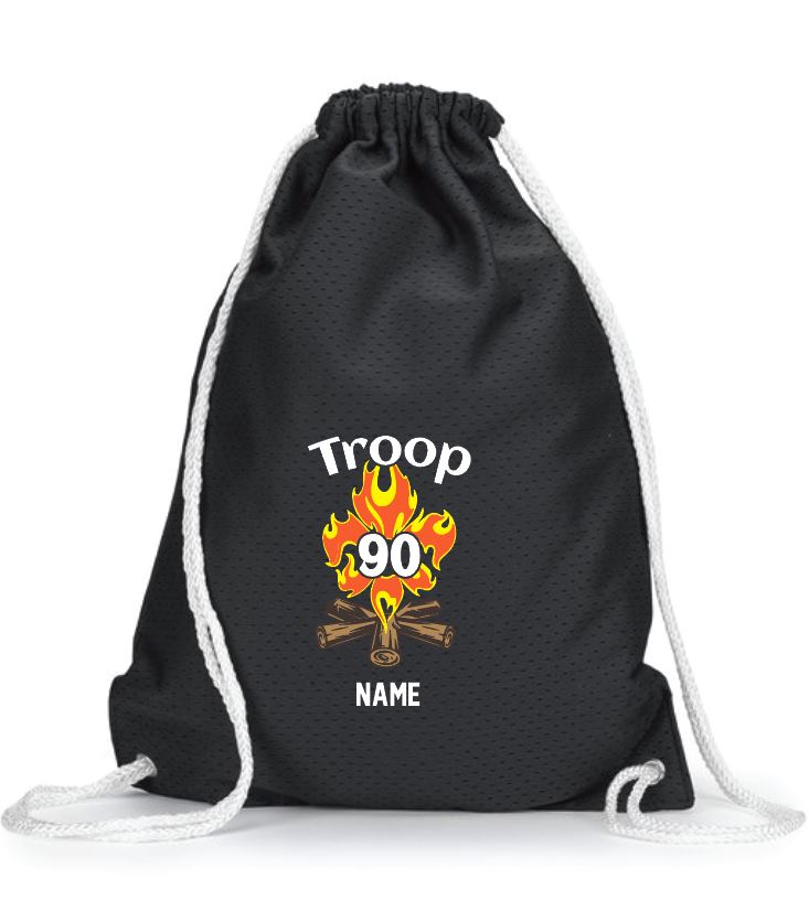 Mesh Drawstring Backpack