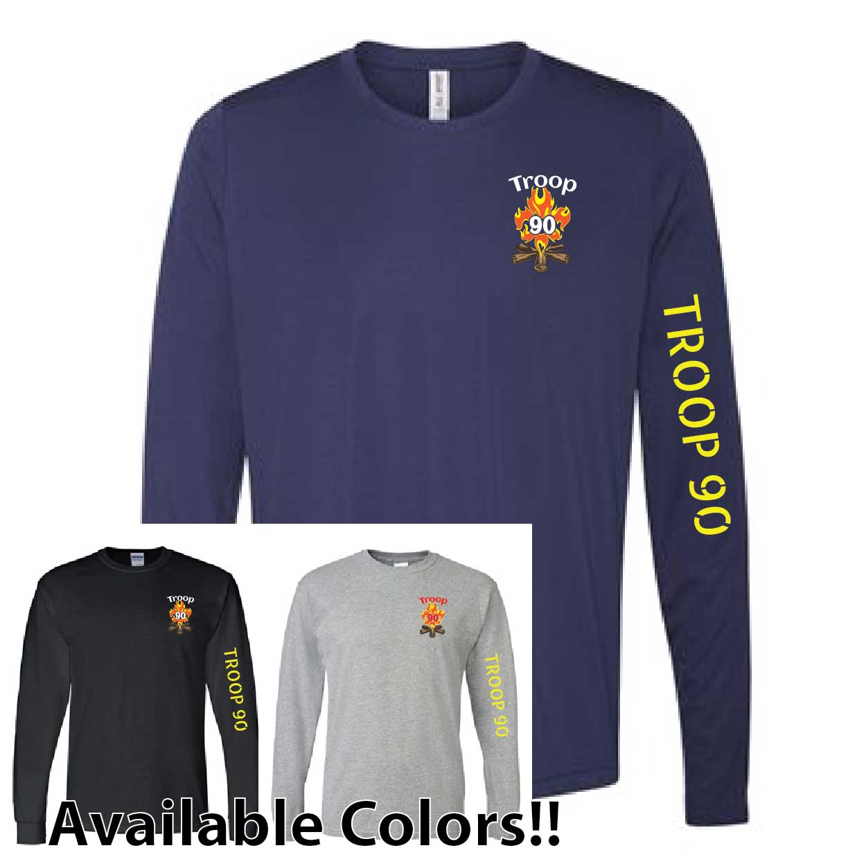 Long sleeve shirt - 50/50 blend -